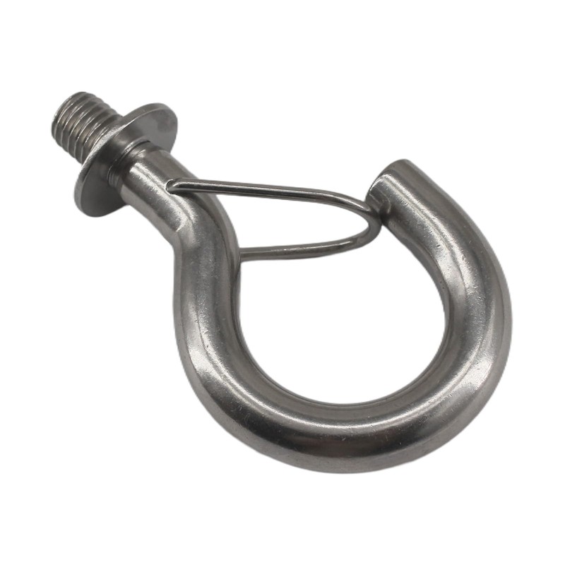 Zerniple (6 Pieces) M6 Hanging Hook 304 Stainless Steel Screw