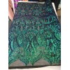 NEW CREATIONS FABRIC AND FOAM INC GREEN ROYALTY IRIDESCENT SEQUINS