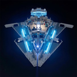 LIGHTAILING Light For 75394 Imperial Star-Destroyer - Led Lighting Kit Compatible With Building Blocks Model - NOT Included The Model Set