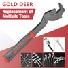 GOLD DEER 10" Self Adjusting Wrench 0.59"-1.38"(15-35MM) Multi-Function Self Locking