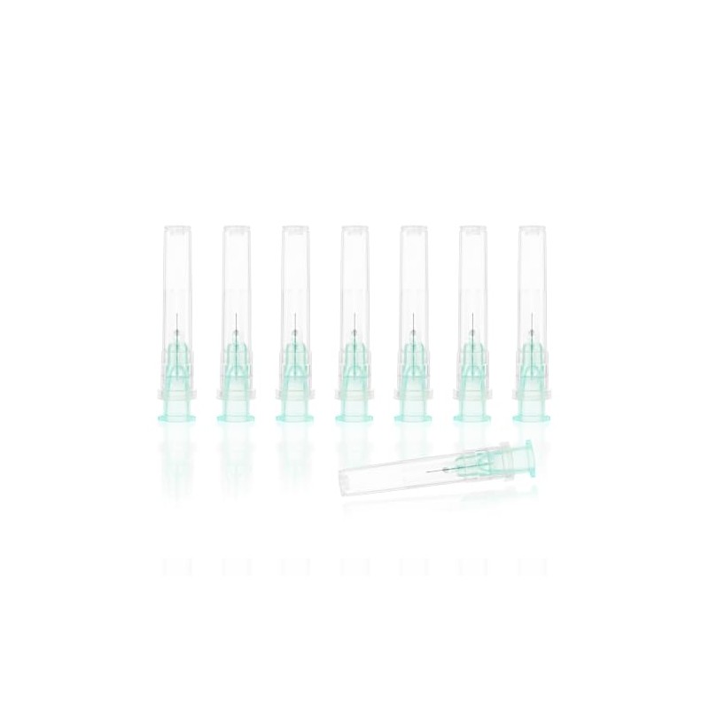 Agujas Luer Lock desechables de calibre 32 de 0,41 cm