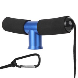 300G T Shape Bar Fighting Pole Holder, Hanging Waist Rope Fighting Rod Holder Waist Belt Professional Fishermen Gimbal Pad, Fighting Fishing Waist Belt Rod Pole Holder for Wild Fishing Big Fish