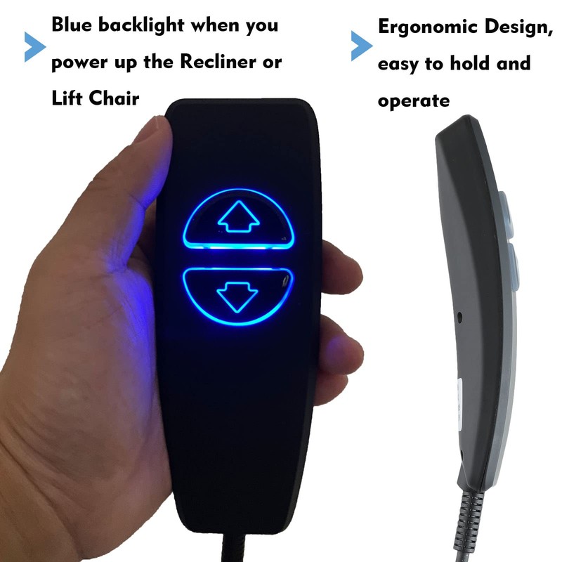 MineCtrl Lift Chairs Power Recliners 2 Button 5 Pin Prong