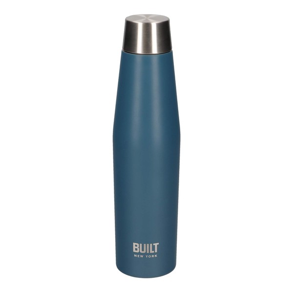 BUILT Perfect Seal Vacuum Insulated Water Bottle, 540 ml, Teal