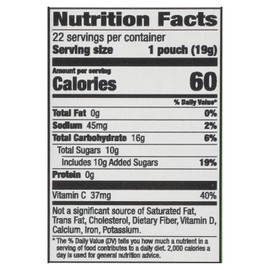 UD_Annie's Homegrown Organic 2 Variety Pack 22 Count-Case of 6-15.4 Ounces Fruit & Vegetable Snacks 15.4 Ounces