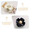 Mikinona 6Pcs Flower Hair Claw Clips for Women Claw Hair