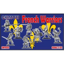 CHINTOYS CHT033 FRENCH WARRIOR KNIGHTS ARMIES OF THE RENAISSANCE (COLORS VARY)