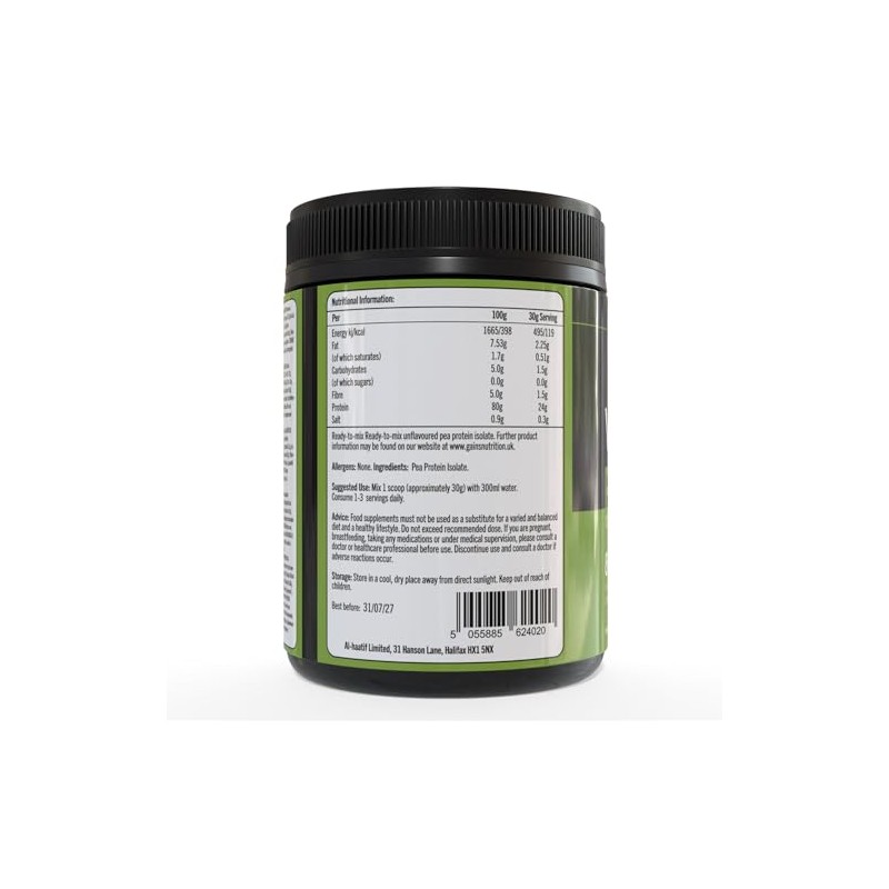 GN Vegan Protein 80 Protein (500g, Unflavoured)