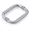 Ranbo Hardware 8" Back to Back Tubular Shower Door Pull