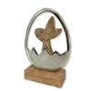 Wooden and Metal Easter Decoration Wood and Metal Easter Bunny
