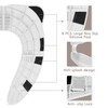 Foldable toilet seat for children
