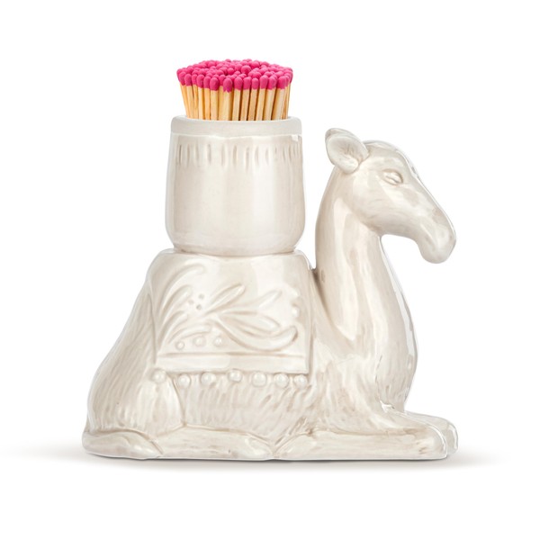 DEMDACO Christmas Journey White 4.5 x 4 Inch Earthenware Faith
