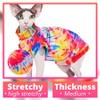 Sphynx Cat Tie Dye Shirt, Breathable Stretchy Cat Clothes, Soft