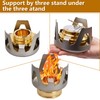 2 Pack Mini Alcohol Stoves, Ultralight Portable Spirit Burner Furnace,