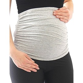 maternity fashion Belly Band Fleece Belly Federal Cigar band band - grey light, one size
