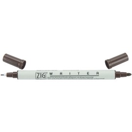 Zig Memory System Writer Dual Tip Marker, Chocolate