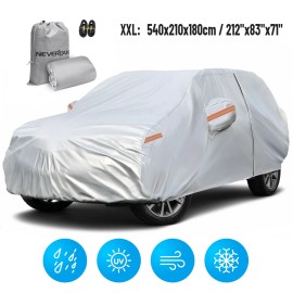 Neverland XXL Full Car Cover Waterproof All Weather Protection Sun UV Dust Cover Universal