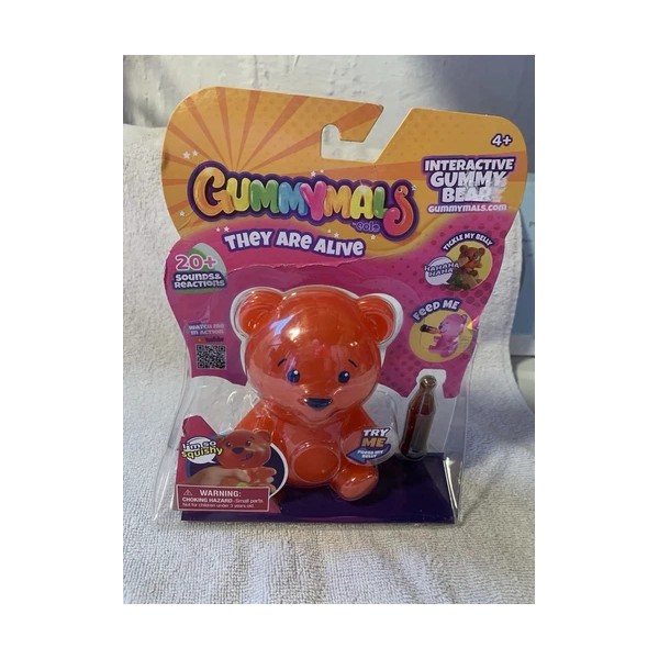 Gummymals Light Up Talking Toy Interactive Gummy Bear