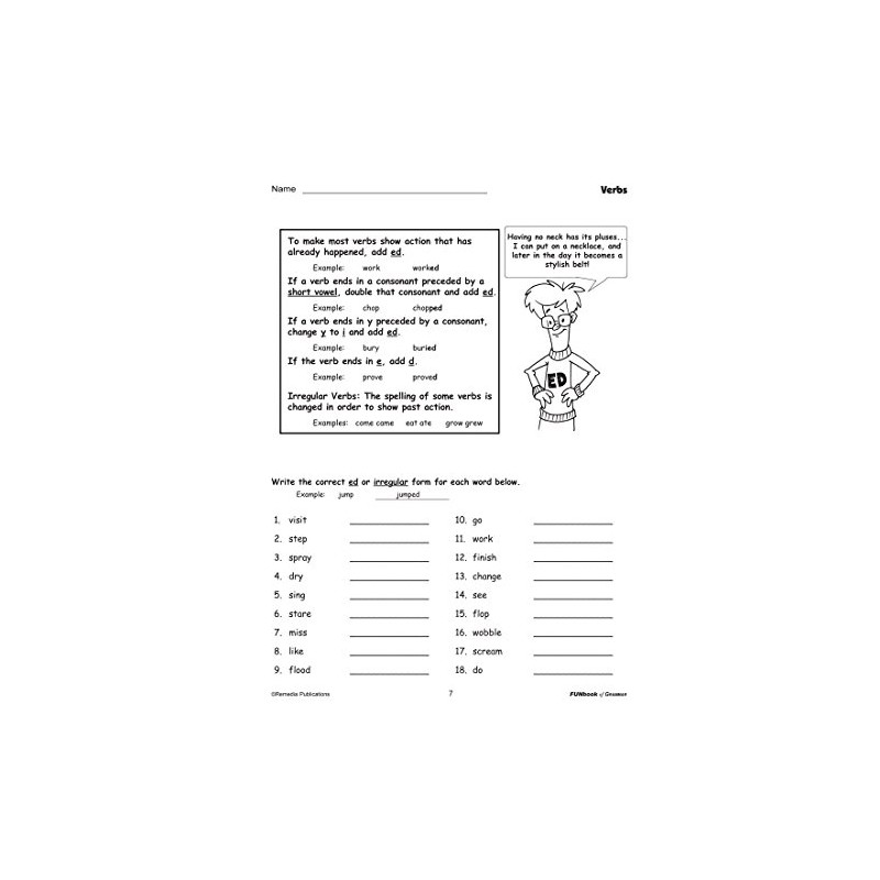 Remedia Publications Grammar Fun Book