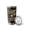 Robot Building Kit for Coffee-Loving Robotics Engineers Stainless Steel Insulated