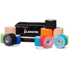 Gladiator Sports Sports Kinesiotape (12 Rolls)