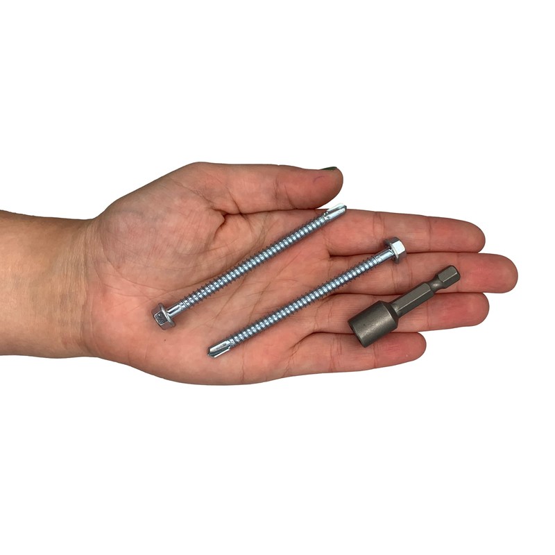 Marcopol 60 Pieces DIN 7504 K Galvanised Steel 5.5 x