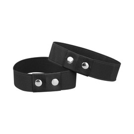 [Allegra K] Shoe Strap, Belt, Rubber Band, Pumps, Anti-Slip Elasticity, Removable, Ankle Shoe Strap, Black