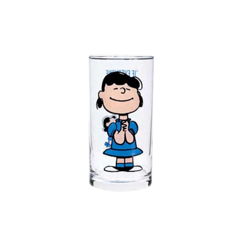 Ken Onishi Peanuts Glass LUCY/BL Size: Approx. φ2.8 inches (7.2