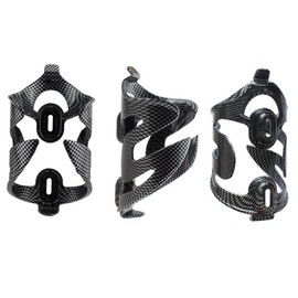 Mipcase 2pcs Carbon Fiber Cycling Bike Water Bottle Holder Quick Release Design Lightweight and Durable Cage for Easy Access and Secure Fit for Mountain Biking