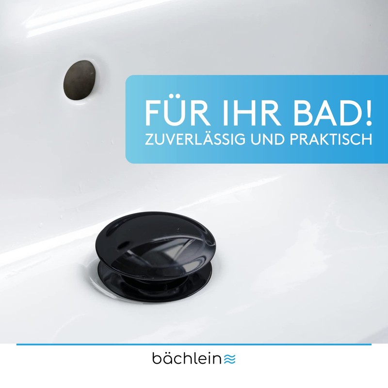 Bächlein Universal Pop Up Sink Plug – Drain Strainer in