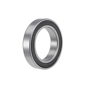 sourcing map 6908-2RS Ball Bearing Deep Groove Ball Bearing Skateboard Bearings Roller Bearing Skateboard Ball Bearing Double Sealed Chrome Steel Z2 ABEC1 40mm x 62mm x 12mm