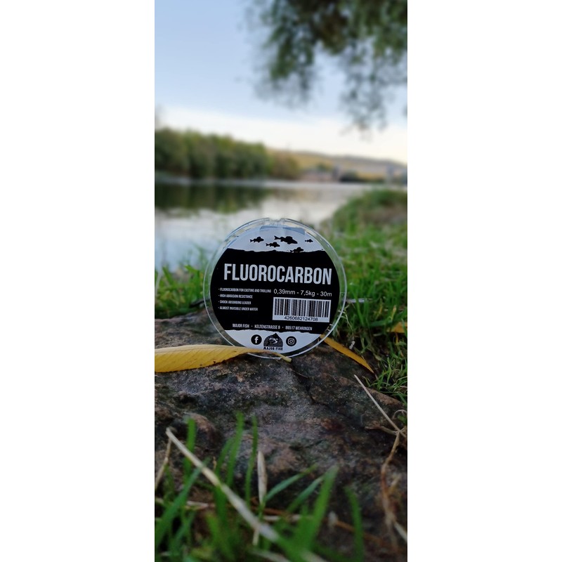 Major Fish 100% Fluorocarbon Leader Line 30 Metres Fluorocarbon Cord
