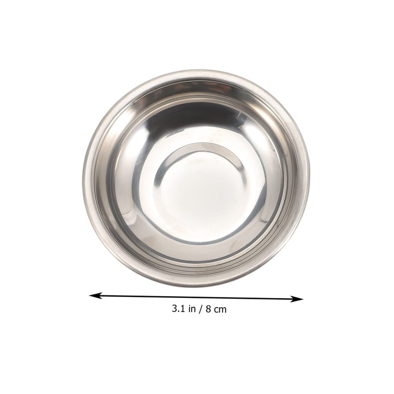 COHEALI 3sets Electronic Scale Trays Stainless Steel Gems Weighting Dish