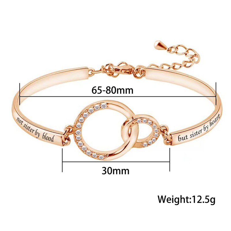 LSxAB Not Sister By Blood But Sister By Heart Cuff
