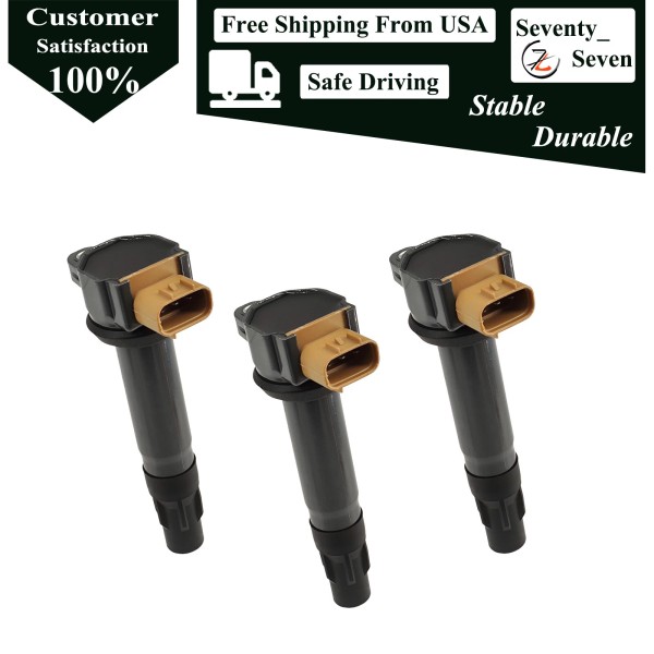 Unbranded 3pcs Ignition Coil & Spark Plug For 2018 Can-Am