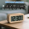GUUMUXIN Digital Alarm Clock with Temperature Display and Brightness Sensor.