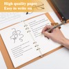 Vicloon A5 Loose Leaf Punched Paper, 140 Pages Dotted Refill