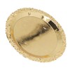 Round Decorative Dinner Plate Stainless Steel Storage Tray for Jewelry