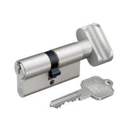 BASI | V50 Profile Knob Cylinder K40/27 mm | Different Locking | Profile Cylinder | Door Cylinder Lock Cylinder for House Entrance Doors | Cylinder Lock with 3 Keys