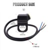 X-STYLE Motorcycle Waterproof Switch with LED 0.9 inch (22 mm)
