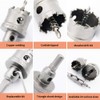 23mm Hole Saw LAIWEI Carbide Hole Cutter Stainless Steel Metal