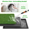 Portable Dog Grass Pad with Tray 20''x30'': Dog Litter Box