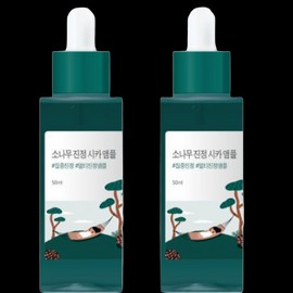Round Lab Pine Calming Cica Ampoule Large Capacity 50ml x 2 / 라운드랩 소나무 진정 시카 앰플 대용량 50ml 2개