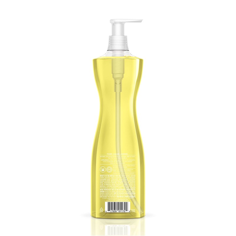 Method Gel Dish Soap Liquid, Lemon Mint, Tough on Grease,