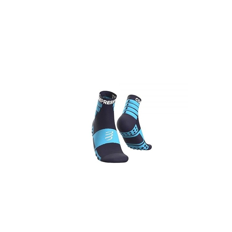 COMPRESSPORT Training Socks 2 Pack Socks Blue Size 6-8 Unisex