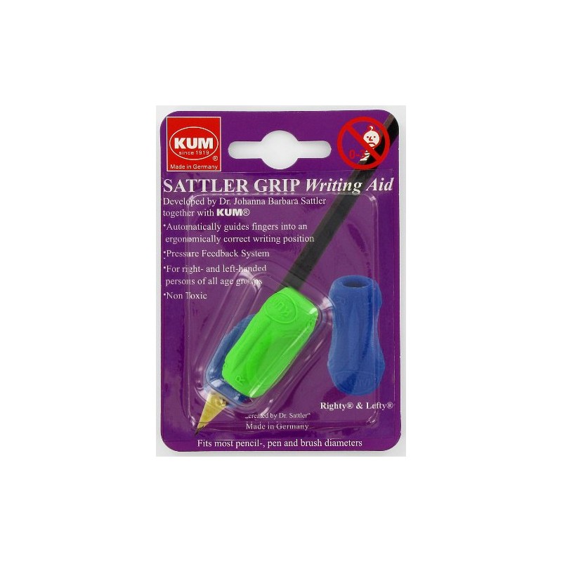 Kum 406.00.22 Non Toxic Writing Aid Sattler Grip, Colors Vary
