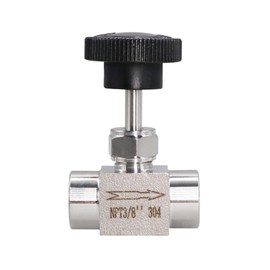 Napredak Stainless Steel 304 NPT 3/8 female Needle Valve for Flow Control in Gas Oil Water Systems, 1pc