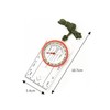 Easy to read at night, high precision compass, boy scout