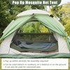 Pop-Up Mosquito Tent for Camping, 1 Person Bug Net Cot