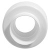 SPARES2GO External Toilet Flush Cone Rubber White Pipe to Pan
